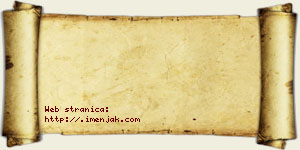 Jana LJubojević vizit kartica